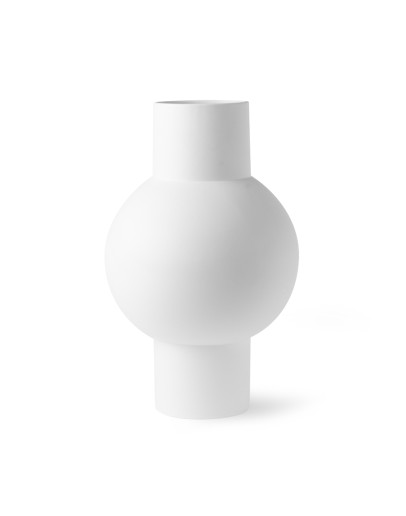 HK LIVING - Matt white vase M