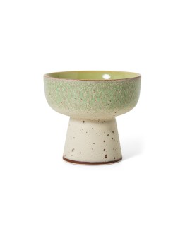 HK LIVING - 70s ceramics: tapas bowl on base Slush, L