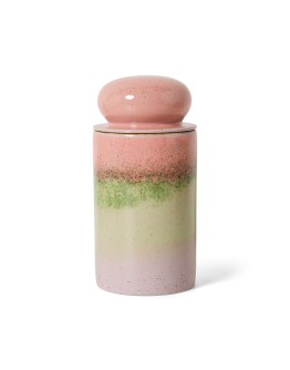HK LIVING - 70s ceramics: storage jar Glaze