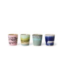 HK LIVING - 70s ceramics: egg cups Vibrance, set of 4 HK LIVING - 70s ceramics: egg cups Vibrance, set of 4