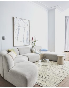 HK LIVING - Matt white vase M