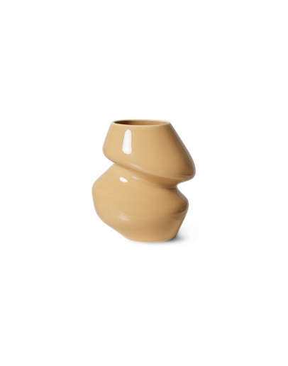 HK LIVING - Vase Ceramic Organic Cappucino S