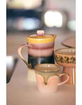 HK LIVING - 70s ceramics: tea pot sunset