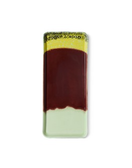 HK LIVING - 70s ceramics: cake tray cherry