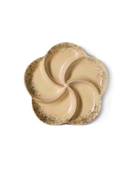 HK LIVING -70s ceramics: snack tray Grit