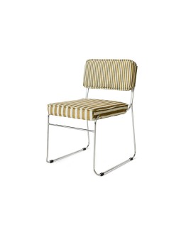HK LIVING - Endless dining chair stripe, sunflower