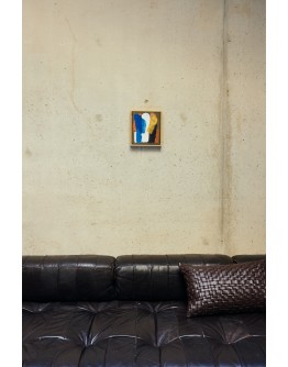 HK LIVING - Framed artwork moonlight strokes, 18x20cm