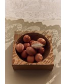 HK LIVING - Teak cube bowl small