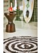 HK LIVING - Round bath mat monochrome, Ø80cm