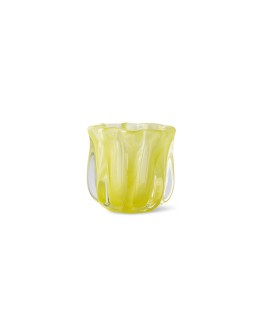HK LIVING - Corolla candle holder lime