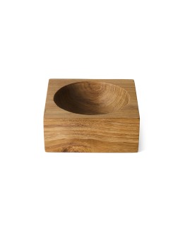 HK LIVING - Teak cube bowl small
