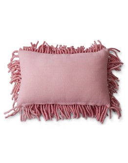 HK LIVING - Rugged woolen cushion pink 