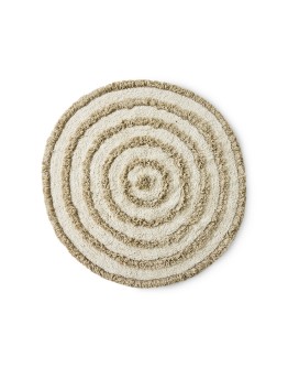 HK LIVING - Round bath mat cream, Ø120cm