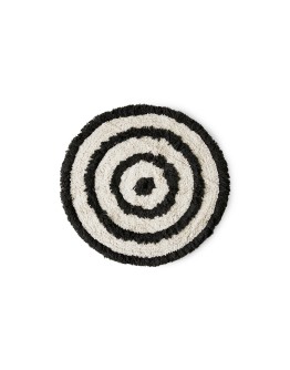 HK LIVING - Round bath mat monochrome, Ø80cm