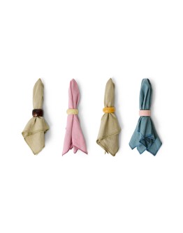 HK LIVING - Napkin rings, sunrise set of 4