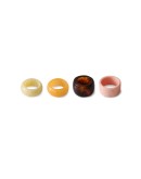 HK LIVING - Napkin rings, sunrise set of 4