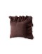 HK LIVING - Ruffle cushion, chestnut