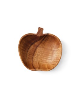 HK LIVING - Acacia apple bowl M