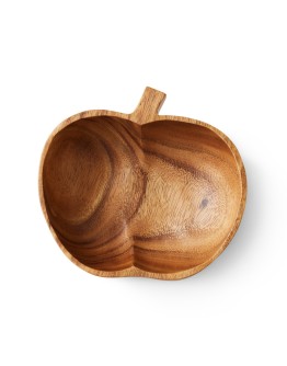 HK LIVING - Acacia apple bowl L