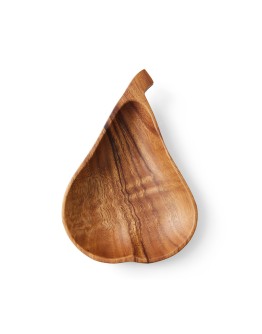 HK LIVING - Acacia pear bowl L