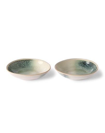 HK LIVING - 70s ceramics: curry bowls Mist, set of 2 HK LIVING - 70s ceramics: curry bowls Mist, set of 2