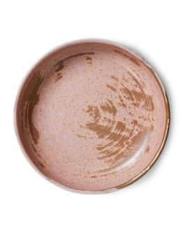 HK LIVING - Chef ceramics: deep plate rustic Pink, L