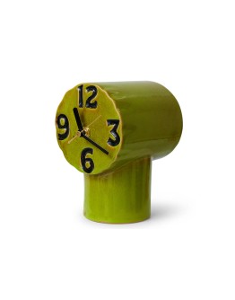 HK LIVING - Retro ceramic clock Olive