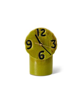 HK LIVING - Retro ceramic clock Olive