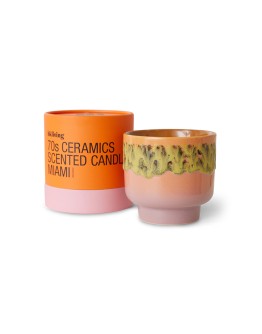 HK LIVING - 70s ceramics: scented candle Miami