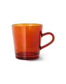 HK LIVING - 70s glassware: coffee cups amber brown HK LIVING - 70s glassware: coffee cups amber brown