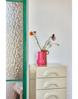 HK LIVING - Ceramic vase hot pink