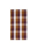 HK LIVING - Vida check table cloth Amber/burgundy