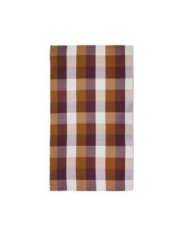HK LIVING - Vida check table cloth Amber/burgundy