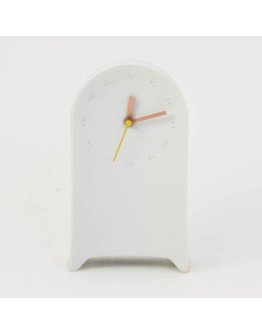 STUDIO HARM & ELKE - Clock | Desk | White - Yellow