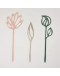 STUDIO HARM & ELKE - Acrylic flowers | Nude/Smoke/Darkgreen