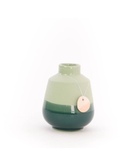 STUDIO HARM & ELKE - Dip vase | S | Green 062