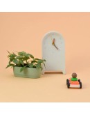 STUDIO HARM & ELKE - Clock | Desk | White - Yellow