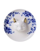 HEINEN DELFTSBLAUW - Wandbord 3D Kat Delftsblauw 
