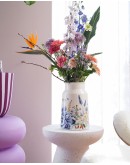 HEINEN DELFTSBLAUW - Melkbusvaas - Wildbloemen - 30cm