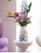 HEINEN DELFTSBLAUW - Melkbusvaas - Wildbloemen - 30cm