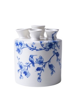 HEINEN DELFTSBLAUW - Tulpenvaas cilinder - Orchidee - 16 cm