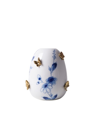 HEINEN DELFTSBLAUW - Vaas Vlindergoud 14 cm