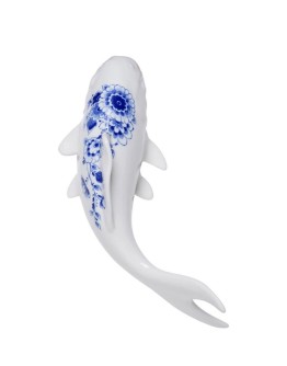 HEINEN DELFTSBLAUW - Wanddecoratie vis - Keramiek - Delfts blauw - Middel - 23 cm