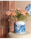 HEINEN DELFTSBLAUW - Vaas Fruit - Cabinet des Fleurs - Keramiek - 17 cm HEINEN DELFTSBLAUW - Vaas Fruit - Cabinet des Fleurs - Keramiek - 17 cm