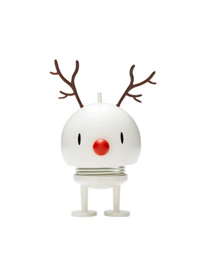 HOPTIMIST - Reindeer Bumble Hoptimist - M White