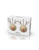 HOPTIMIST - Reindeer Ornament - Set van 2 stuks - Latte HOPTIMIST - Reindeer Ornament - Set van 2 stuks - Latte