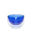 HÜBSCH - Kiosk Glass bowl blue