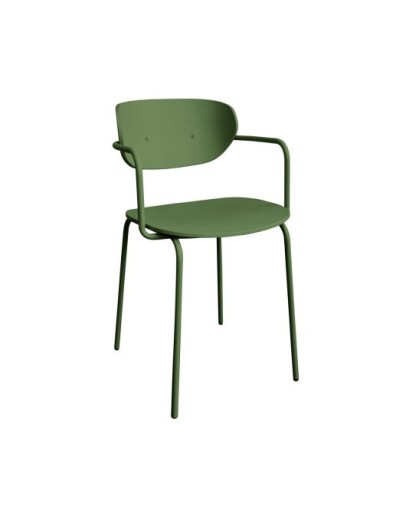 HÜBSCH - Arch Dining Chair Green - SHOWROOM SALE