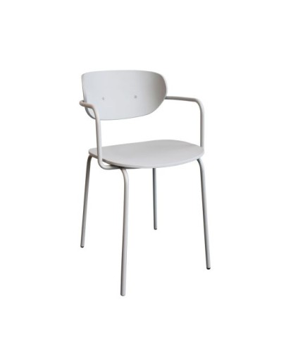 HÜBSCH - Arch Dining Chair Light grey - SHOWROOM SALE
