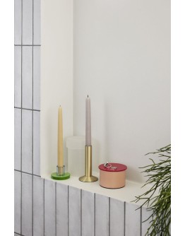 HÜBSCH - Astra Candleholder Small Blue/Green